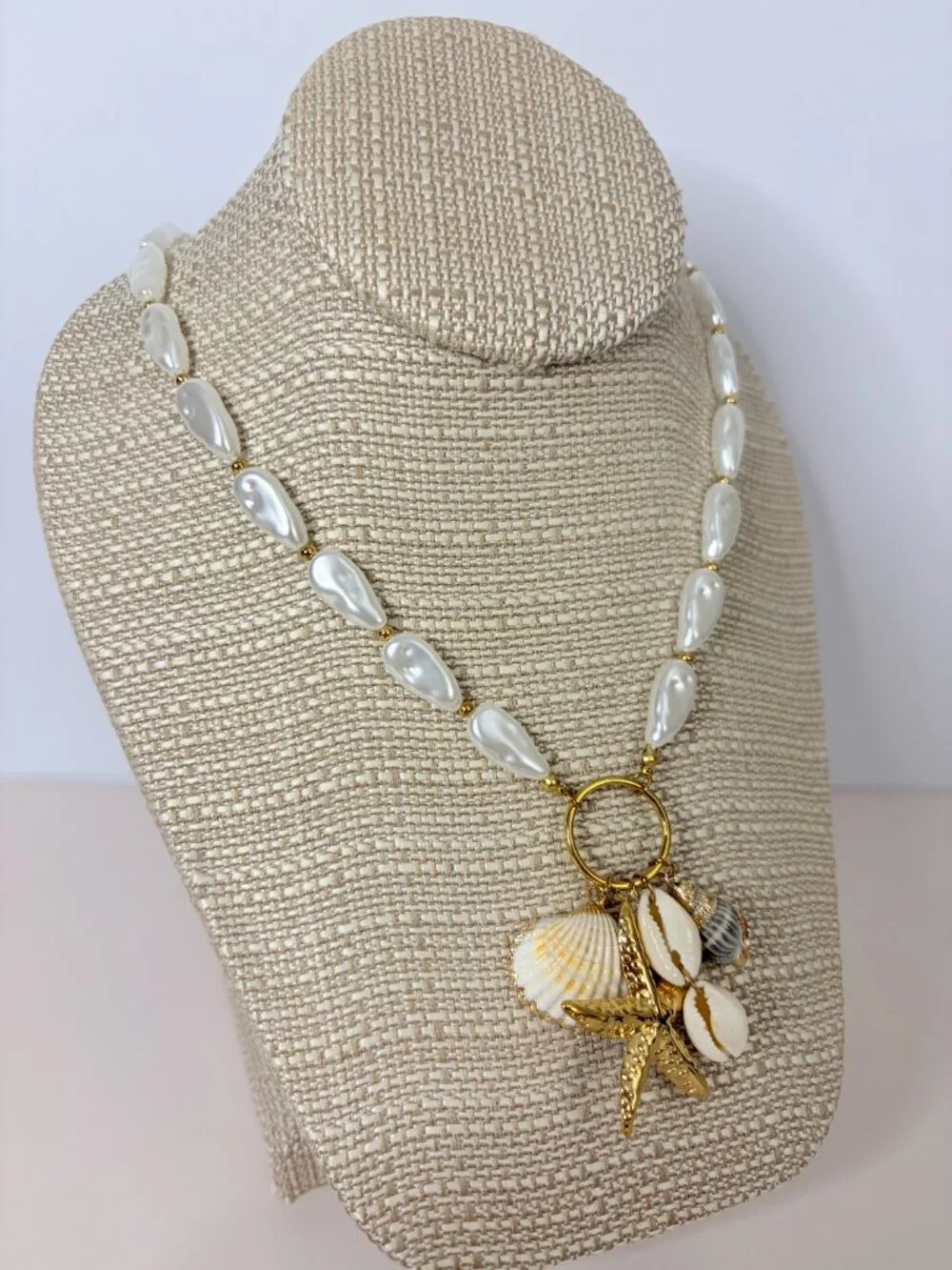 Ibiza Necklace | Stainless Steel | Summer Necklace | Natural Seashell
